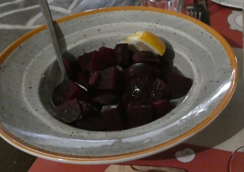 BEETROOTS WITH OLIVE OIL & LEMON